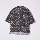 ノーカラーシャツ「(無題)(丸)」