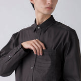 ¥【予約商品|10月中旬お届け】Easy-Care Art Panel Print Shirt「maru-mm2024」marina
