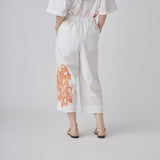 ¥【予約商品|10月上旬お届け】Embroidered Barrel-Leg Pleated Pants「Untitled」Willy De Smedt