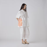 ¥【予約商品|10月上旬お届け】Embroidered Barrel-Leg Pleated Pants「Untitled」Willy De Smedt