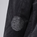 ¥【予約商品|10月中旬お届け】Embroidered Corduroy Jacket「marina-moji003」 Charcoalmarina