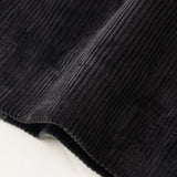 ¥【予約商品|10月中旬お届け】Embroidered Corduroy Jacket「marina-moji003」 Charcoalmarina