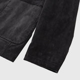 ¥【予約商品|10月中旬お届け】Embroidered Corduroy Jacket「marina-moji003」 Charcoalmarina