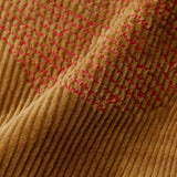¥【予約商品|10月中旬お届け】Embroidered Corduroy Pants「marina-moji003」 Beigemarina