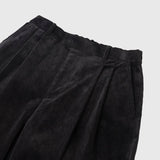 ¥【予約商品|10月中旬お届け】Embroidered Corduroy Pants「marina-moji003」 Charcoalmarina