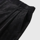¥【予約商品|10月中旬お届け】Embroidered Corduroy Pants「marina-moji003」 Charcoalmarina
