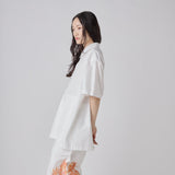 ¥【予約商品|10月上旬お届け】Embroidered Short-Sleeve Shirt「Untitled」Willy De Smedt