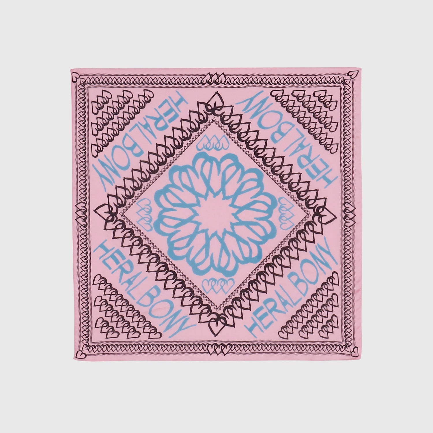 予約商品｜10月上旬お届け】【HEART】Easy Care Scarf Pink – HERALBONY