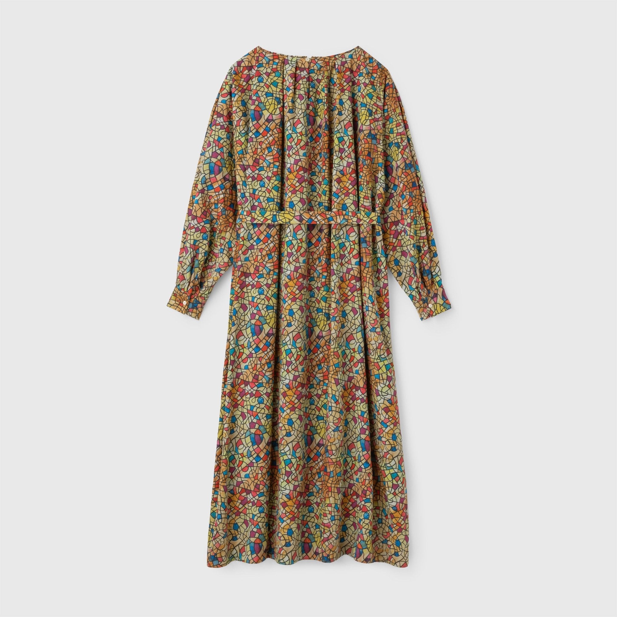 ¥【予約商品|10月中旬お届け】クルーネックワンピース「キクノハバシキ」Masaharu Honda