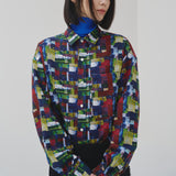 デニムスカート(ブラック)「heart-mm2024」