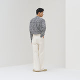 バンドカラーシャツ「かえでのチョキチョキ」