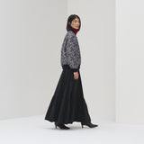 【店舗先行販売】ジャカードスタンドブルゾン 「モノクロの世界」