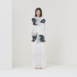 バンドカラーシャツ「タイトル不明」