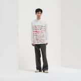 ¥【予約商品|12月下旬お届け】バンドカラーシャツ「brown brush - mm2025」marina