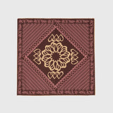 【HEART】Easy Care Scarf Brown