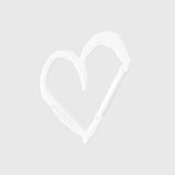 【HEART】Carabiner White