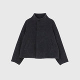 【予約商品|11月上旬お届け】Wool Mossa Short Coat「(無題)(丸)」