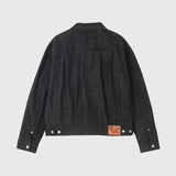 Organic Field Denim Blouson "Title Unknown" Black
