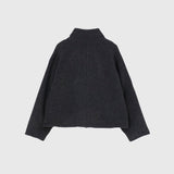 【予約商品|11月上旬お届け】Wool Mossa Short Coat「(無題)(丸)」