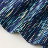 【予約商品|9月下旬お届け】Color Stripe Long Tank Top (Art-Inspired)「夜景」