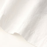 Textured Embroidered Band Collar Shirt「楽譜(No.2)」 White
