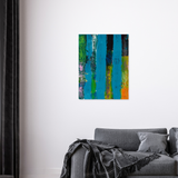 "Cycling Road II" original artwork
