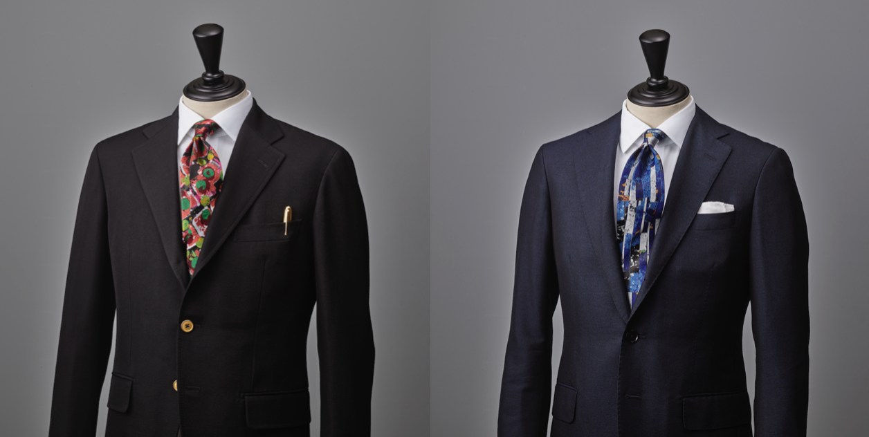 胸元で勇気をくれる、HERALBONYのアートネクタイ。