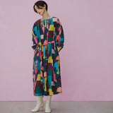 クルーネックワンピース「地球を美しくしようと言う真鍋さん」