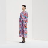 クルーネックワンピース「I like music. I like dancing.」