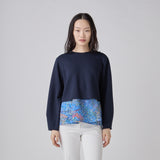 Art Ruffle Long Sleeve「(無題)(青)」