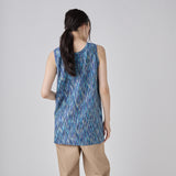 【予約商品|9月下旬お届け】Color Stripe Long Tank Top (Art-Inspired)「夜景」