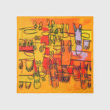 シルクスカーフ「うし」