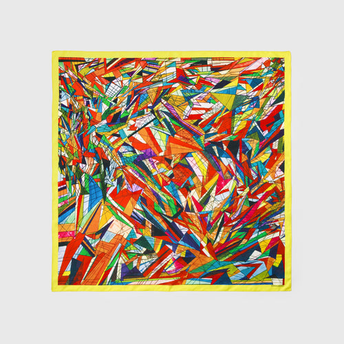 Silk scarf "Origami"