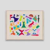 ¥「ファッションショー」原画作品Kaede Wajima