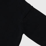 【HEART】 Bicolor Knit Pullover Black