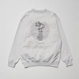 ※予約商品|3月下旬お届け※【APPI JAZZY SPORT|HERALBONY】 限定クルーネックプルオーバー「marina-moji003」