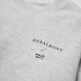 ※予約商品|3月下旬お届け※【APPI JAZZY SPORT|HERALBONY】 限定クルーネックプルオーバー「marina-moji003」