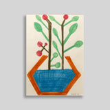 ¥「冬の植物(3)」原画作品Kaoru Iga