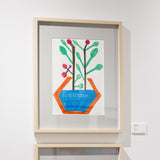 ¥「冬の植物(3)」原画作品Kaoru Iga