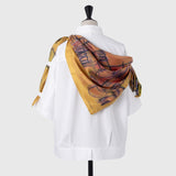 シルクスカーフ「うし」