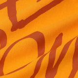 【HEART】Logo T-Shirt Horizontal Triple Heart Orange