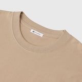 【HEART】Logo T-Shirt Vertical Triple Heart Beige