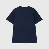 【HEART】Logo T-Shirt Horizontal Triple Heart Navy