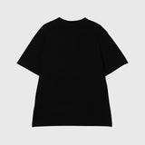 【HEART】Logo T-Shirt Horizontal Triple Heart Black