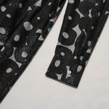 ¥【予約商品|4月中旬お届け】フレアスカートワンピース「(無題)(丸)」Sanae Sasaki