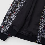 【店舗先行販売】ジャカードスタンドブルゾン 「モノクロの世界」