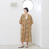 ¥【予約商品|6月下旬お届け】リネンワンピース「タイトル不明」Takafumi Yamane