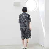 ¥【予約商品|6月下旬お届け】リラックスハーフパンツ「(無題)(丸)」Sanae Sasaki