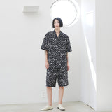 ¥【予約商品|6月下旬お届け】リラックスハーフパンツ「(無題)(丸)」Sanae Sasaki
