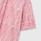 ¥【予約商品|6月中旬お届け】ノーカラーシャツ「りんご」Yukio Watanabe